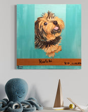 Load image into Gallery viewer, Tableau portrait chien  - poutchi-
